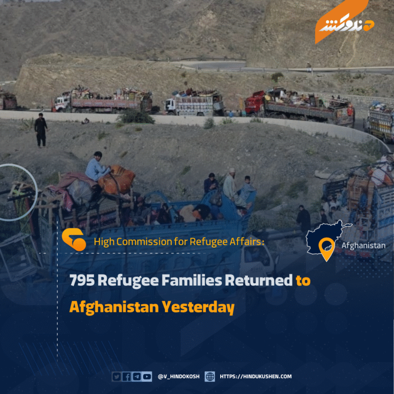 795 Refugee Families Returned to Afghanistan Yesterday