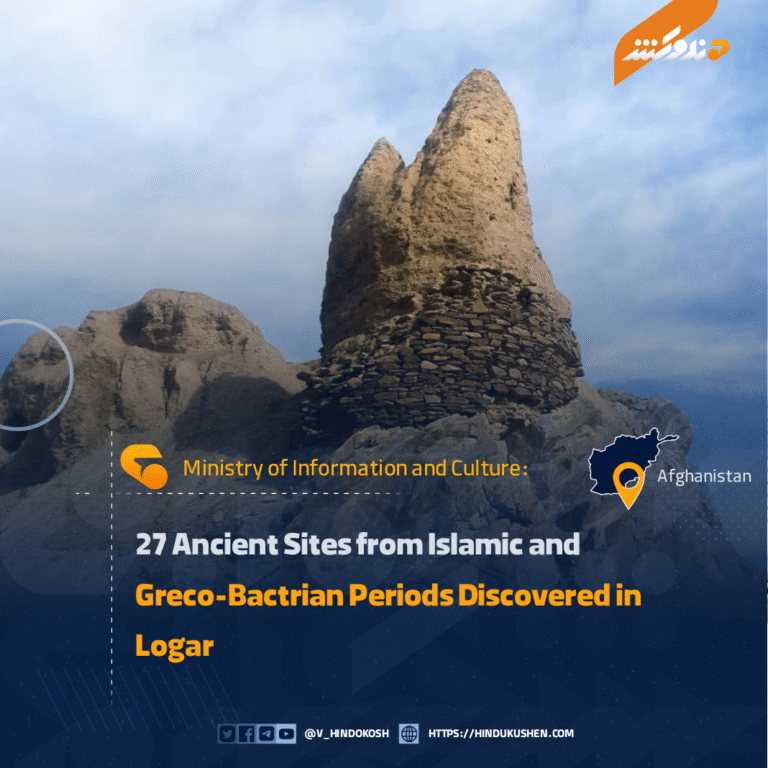 27 Ancient Sites from Islamic and Greco-Bactrian Periods Discovered in Logar