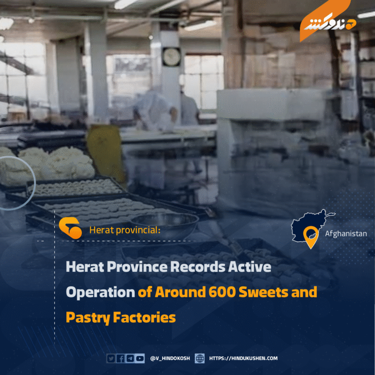 Herat Province Records Active Operation of Around 600 Sweets and Pastry Factories