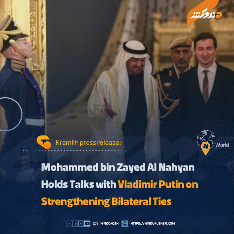 Mohammed bin Zayed Al Nahyan Holds Talks with Vladimir Putin on Strengthening Bilateral Ties