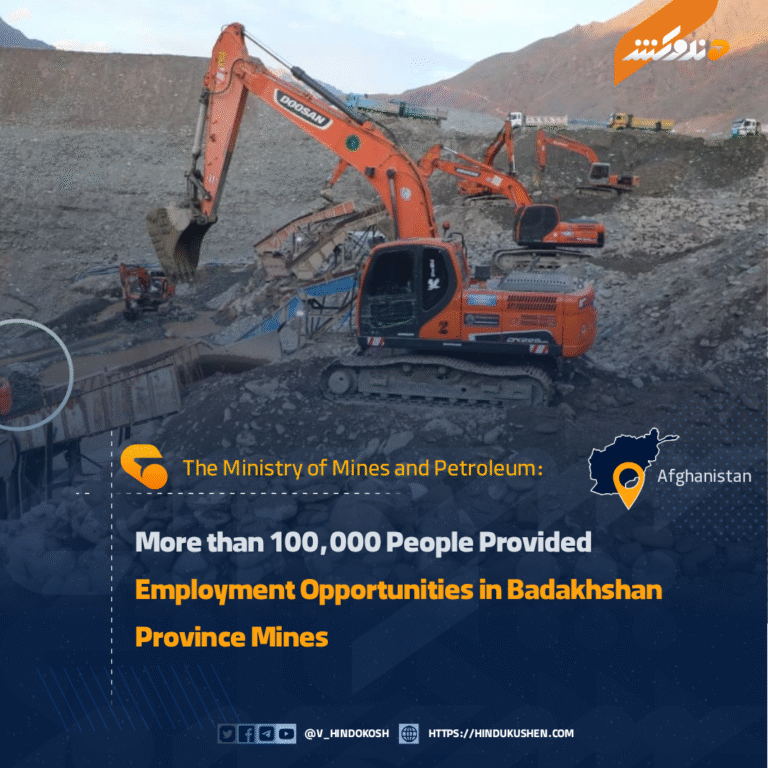 More than 100,000 People Provided Employment Opportunities in Badakhshan Province Mines