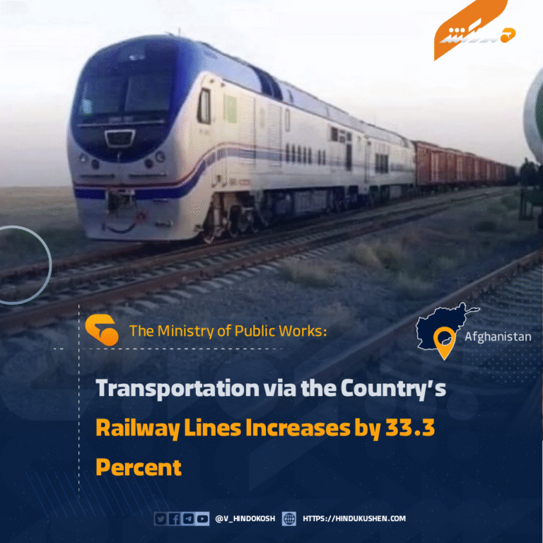 Transportation via the Country’s Railway Lines Increases by 33.3 Percent