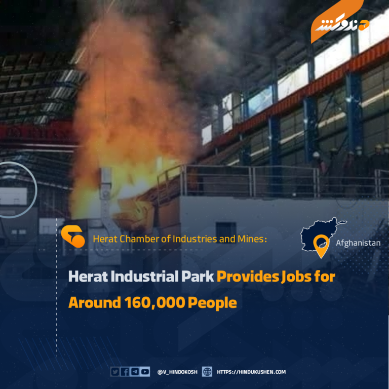 Herat Industrial Park Provides Jobs for Around 160,000 People