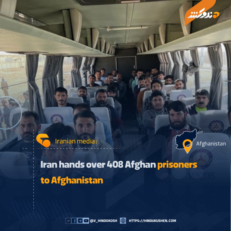 Iran hands over 408 Afghan prisoners to Afghanistan