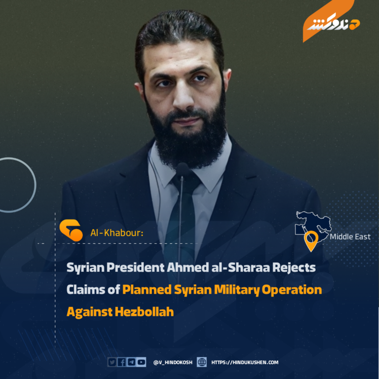 Syrian President Ahmed al-Sharaa Rejects Claims of Planned Syrian Military Operation Against Hezbollah