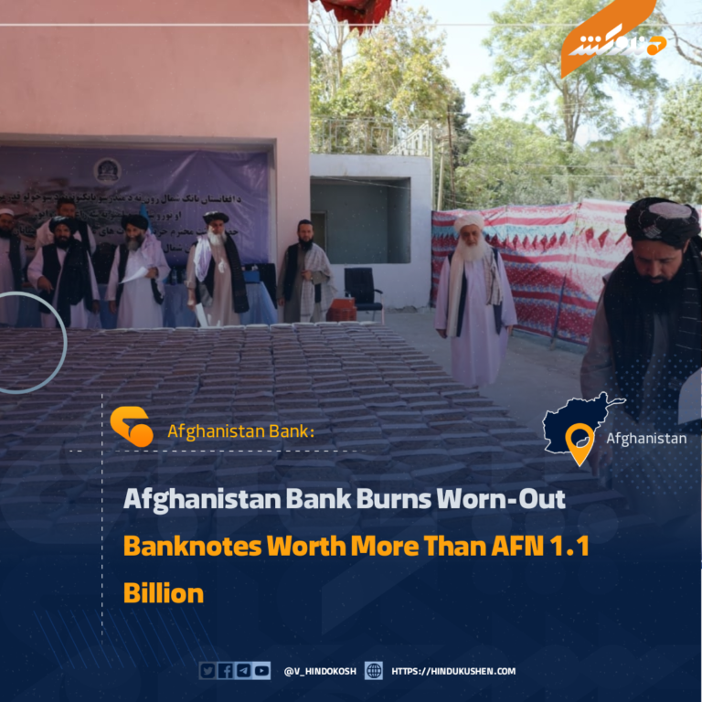 Afghanistan Bank Burns Worn-Out Banknotes Worth More Than AFN 1.1 Billion