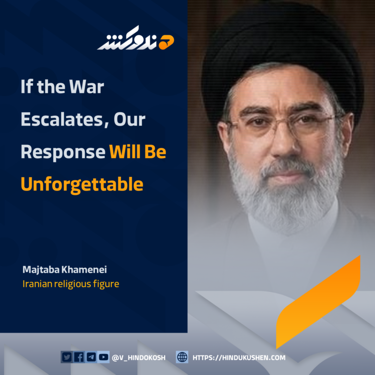 Majtaba Khamenei: If the War Escalates, Our Response Will Be Unforgettable