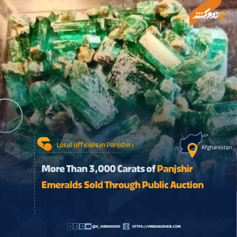 More Than 3,000 Carats of Panjshir Emeralds Sold Through Public Auction