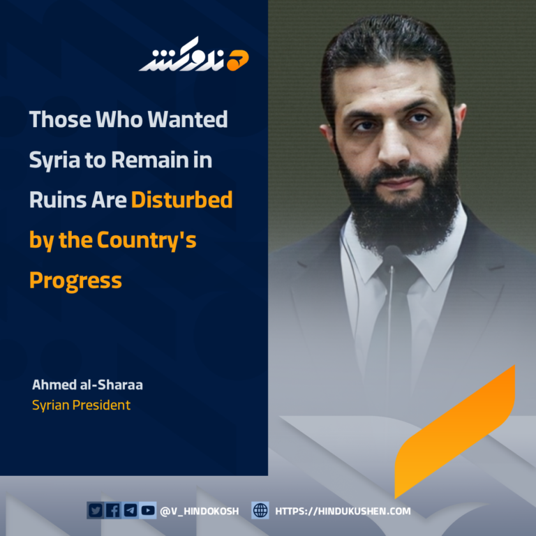 Syrian President Ahmed al-Sharaa: Those Who Wanted Syria to Remain in Ruins Are Disturbed by the Country’s Progress