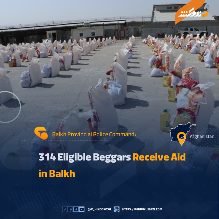 314 Eligible Beggars Receive Aid in Balkh