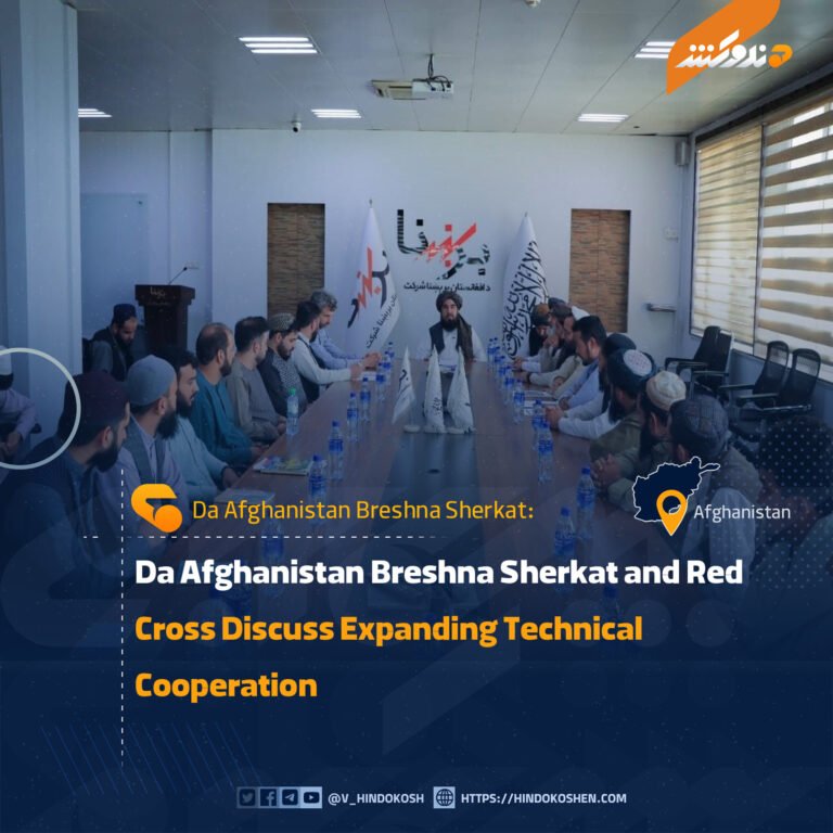 Da Afghanistan Breshna Sherkat and Red Cross Discuss Expanding Technical Cooperation